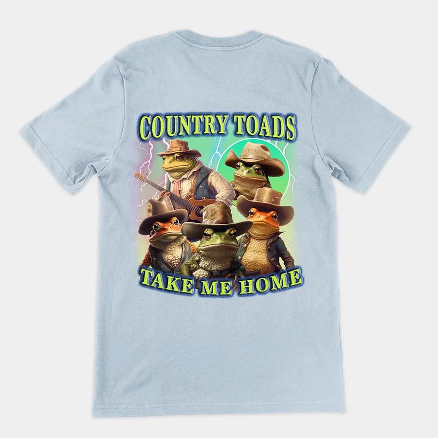 Country Toads Take me Home t-shirt (backprint) - Orbital Clothing