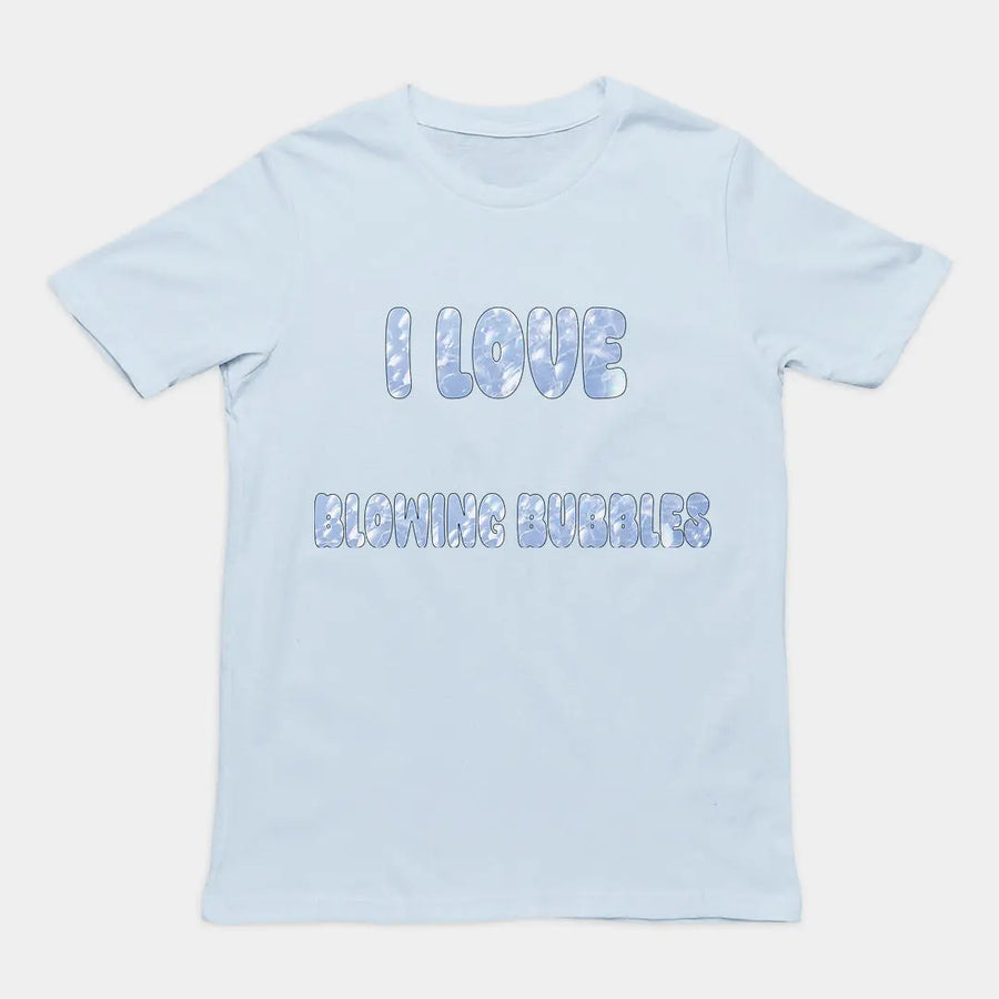 I love blowing bubbles T-Shirt Orbital Clothing