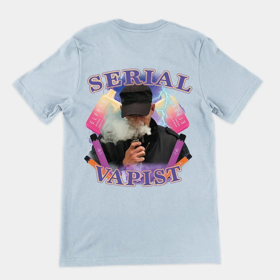 Serial Vapist (OG design) t-shirt (backprint) - Orbital Clothing