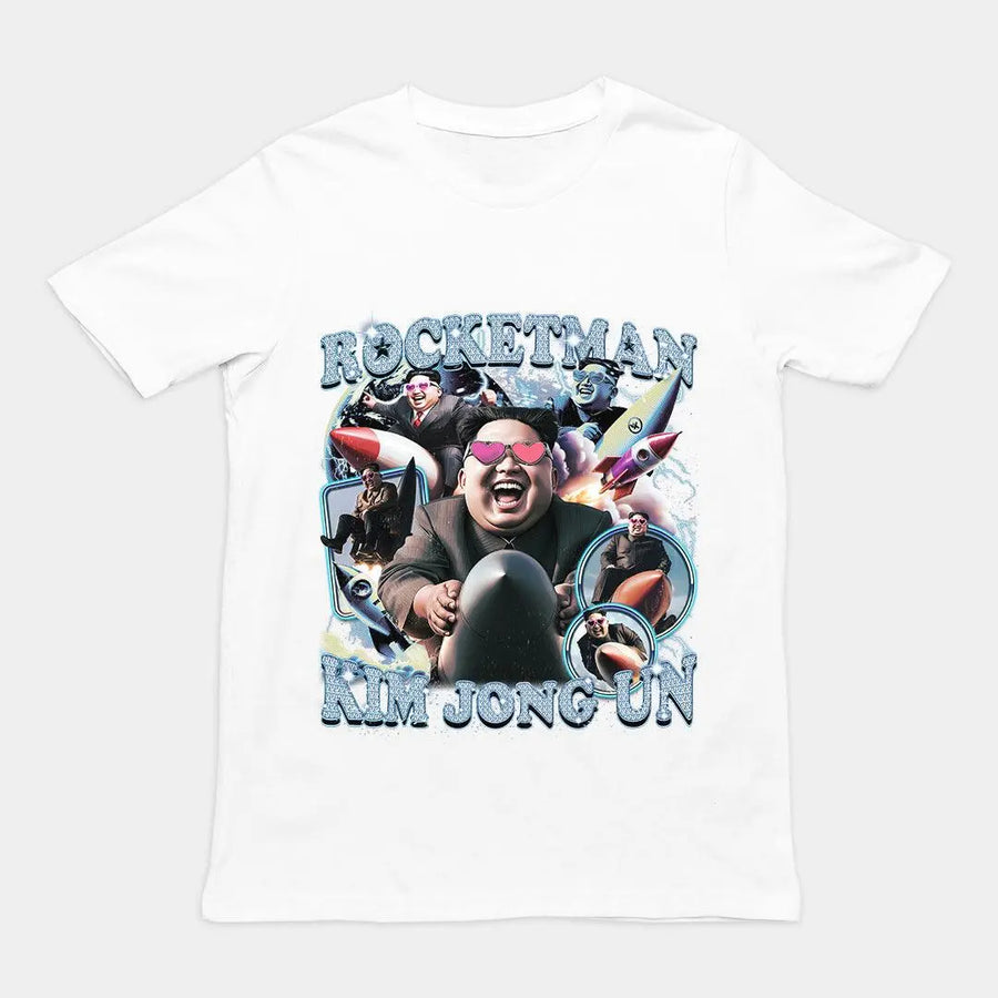 Rocketman kim jong un t-shirt - Orbital Clothing