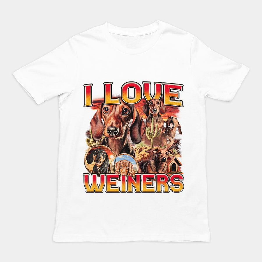 I Love Weiners T-Shirt - Orbital Clothing