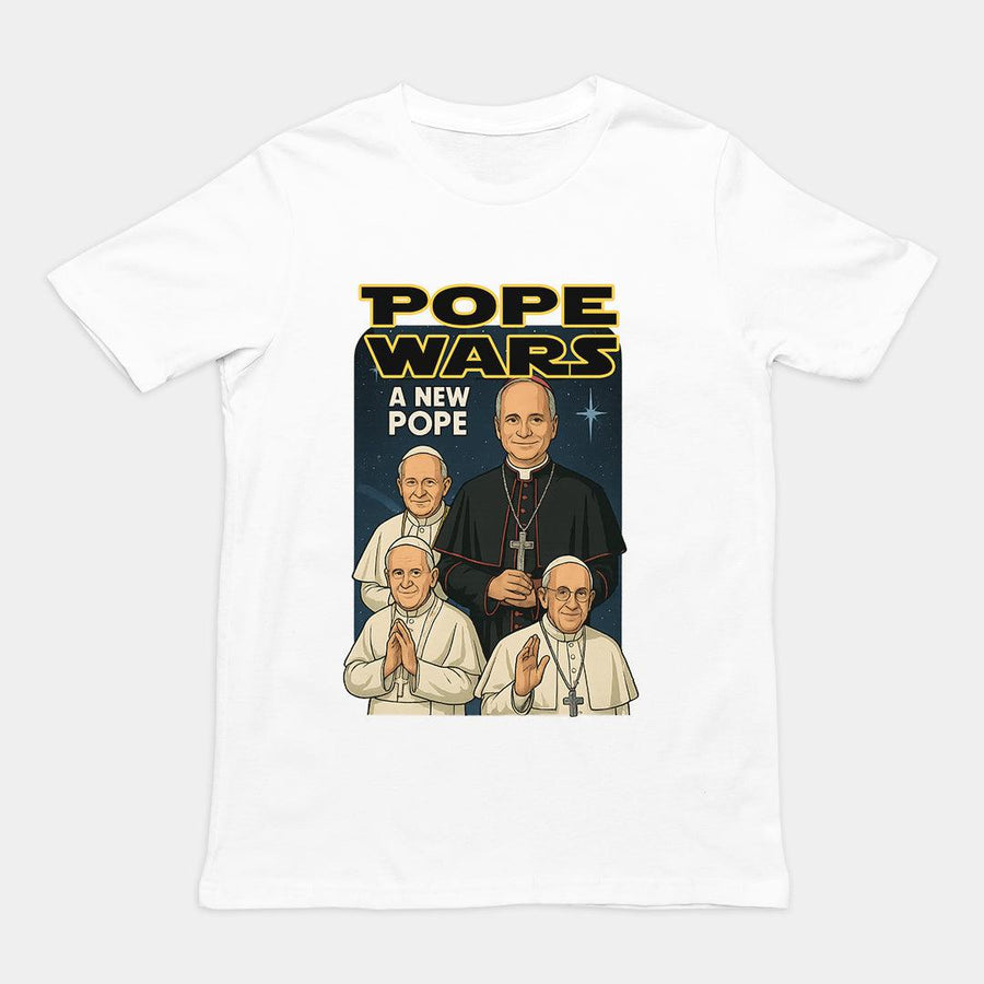Pope Wars: A New Pope t-shirt - Orbital Clothing