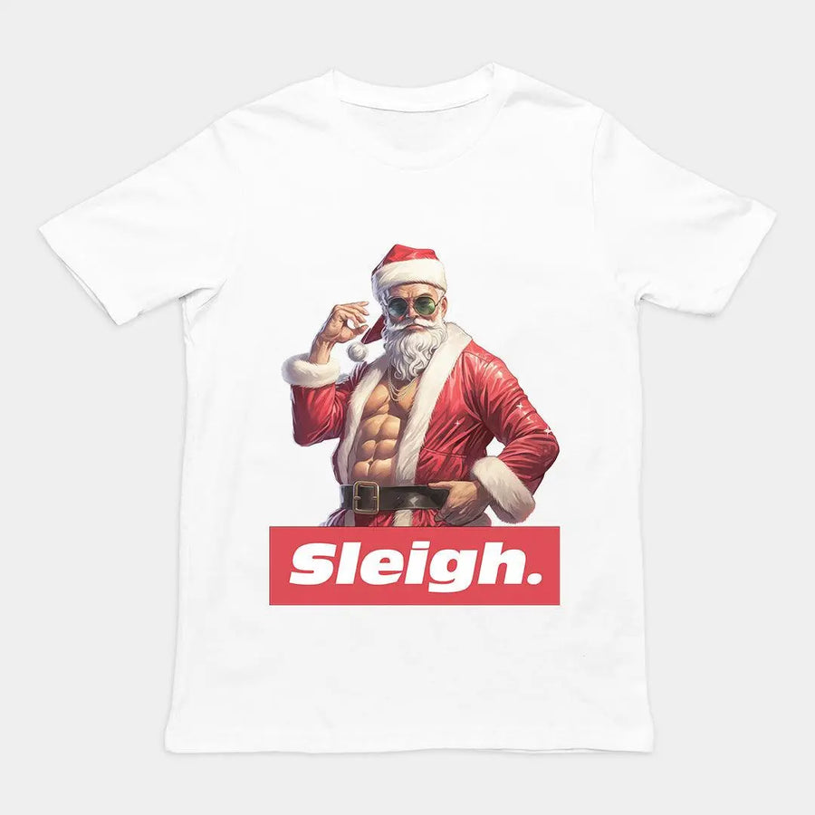 Sleigh Christmas T-Shirt - Orbital Clothing