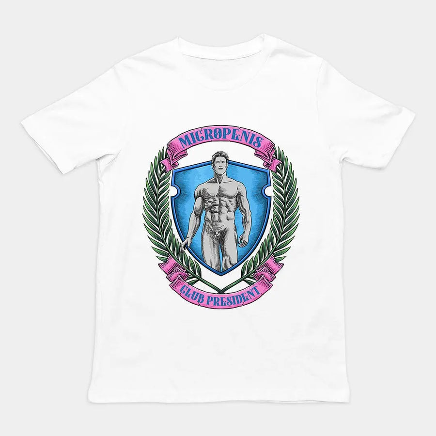 Micro Penis Club President t-shirt - Orbital Clothing