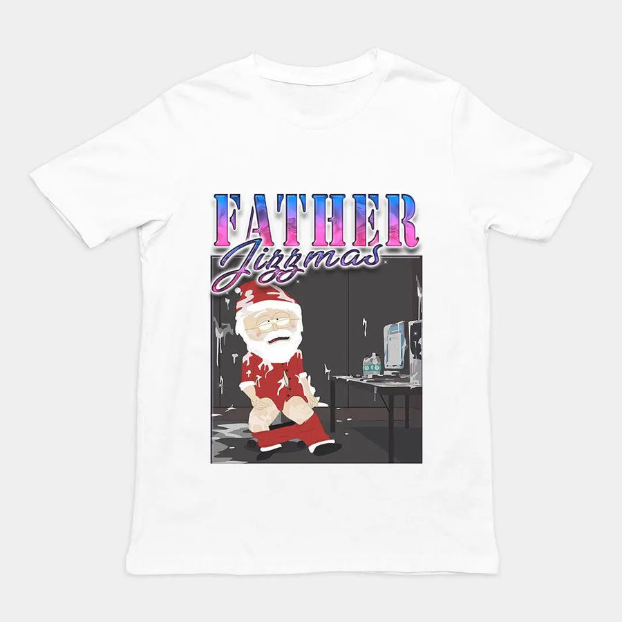 Father Jizzmas T-Shirt - Orbital Clothing