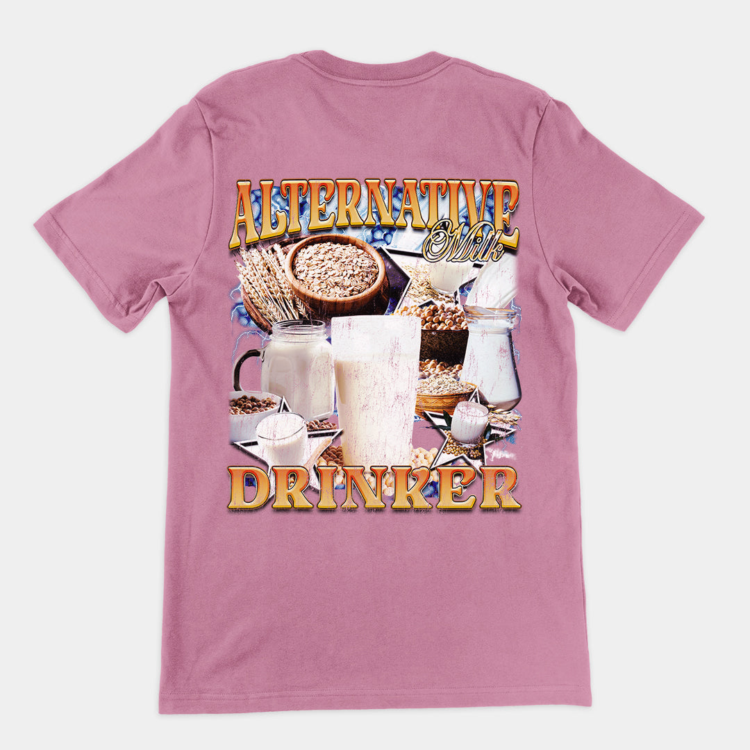 Alternative Milk Drinker t-shirt (backprint)