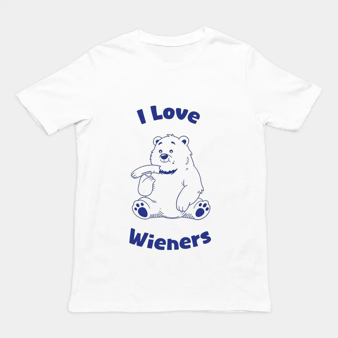 I love wieners T-Shirt - Orbital Clothing