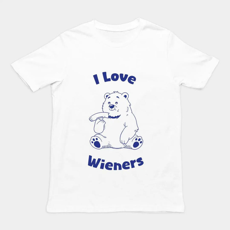 I love wieners T-Shirt - Orbital Clothing