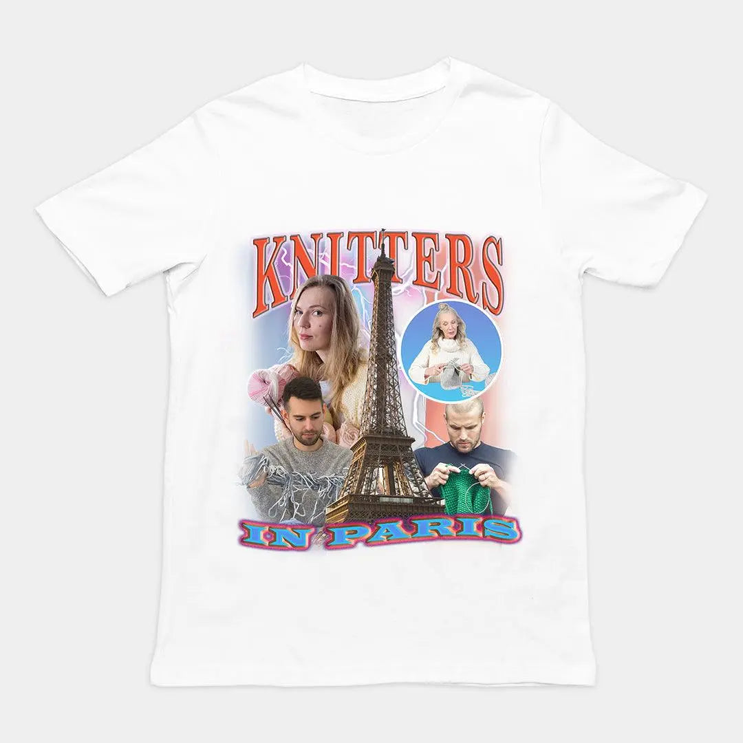 Knitters in Paris t-shirt - Orbital Clothing