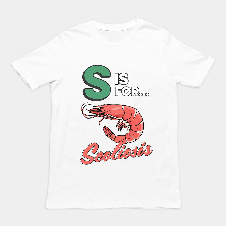 S is for Scoliosis T-Shirt Orbital Clothing
