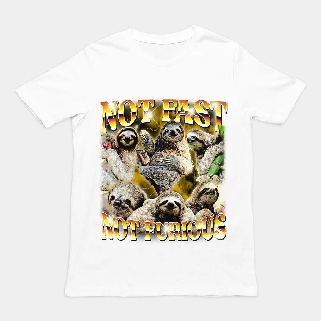 Not Fast Not Furious t-shirt - Orbital Clothing