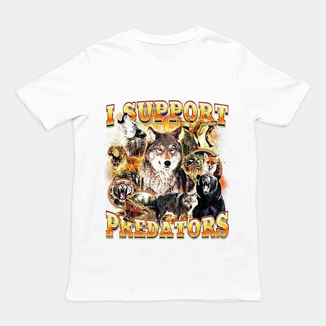 I Support Predators t-shirt - Orbital Clothing