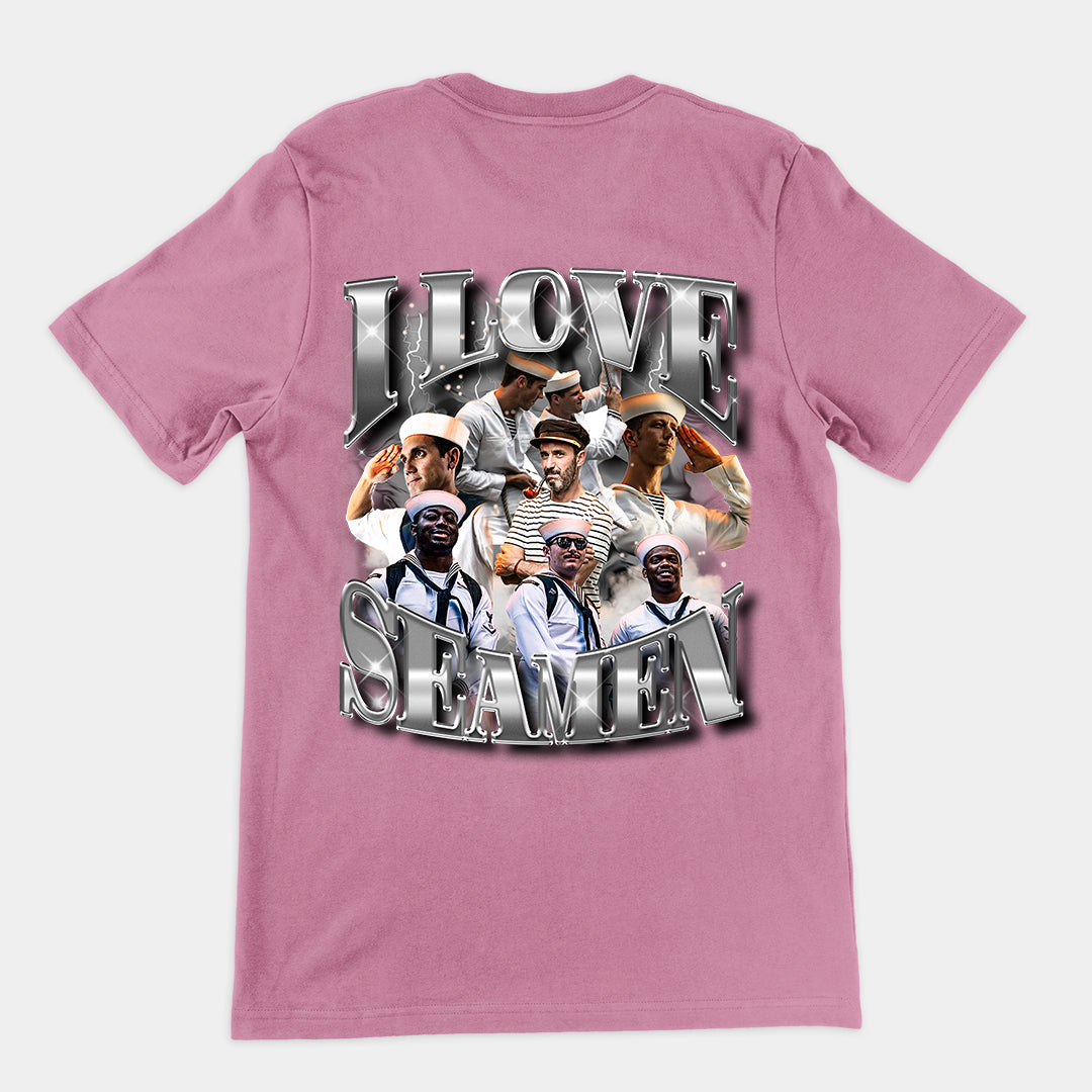 I Love Seamen t-shirt (backprint)