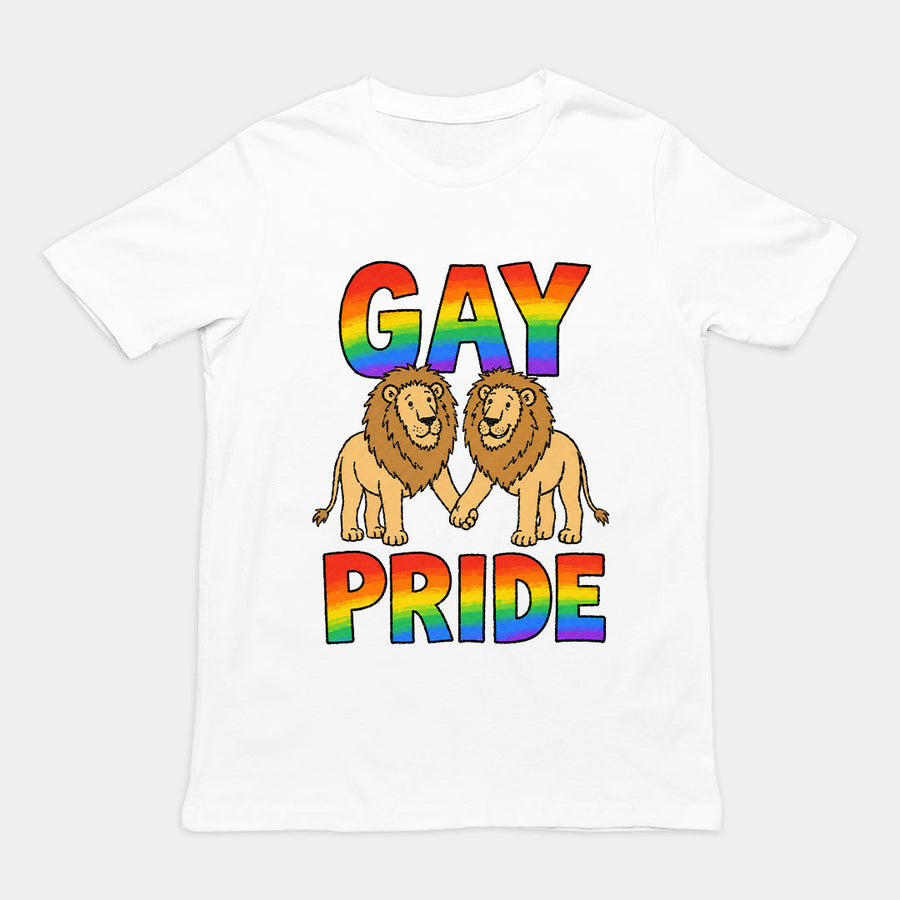 Gay Pride (lions) T-Shirt Orbital Clothing