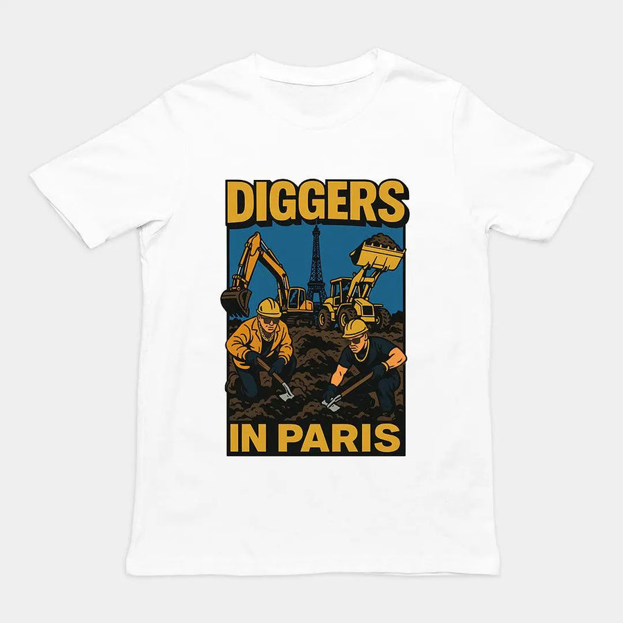 Diggers in Paris T-Shirt - Orbital Clothing