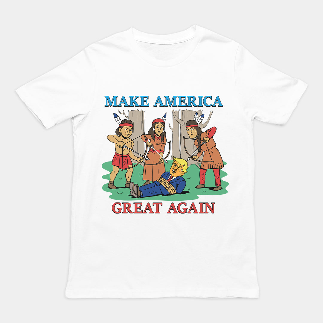 Make America Great Again (Native Americans) T-Shirt Orbital Clothing