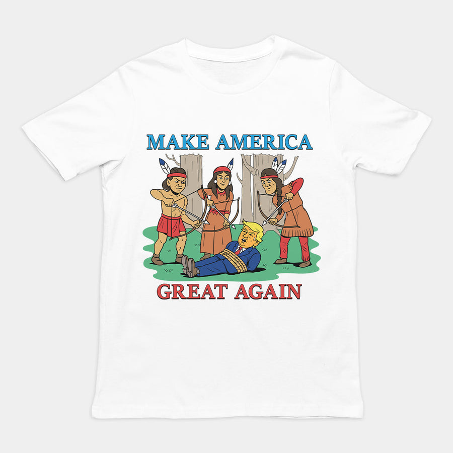Make America Great Again (Native Americans) T-Shirt Orbital Clothing