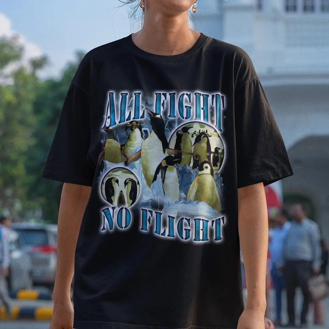 All Fight No Flight t-shirt - Orbital Clothing