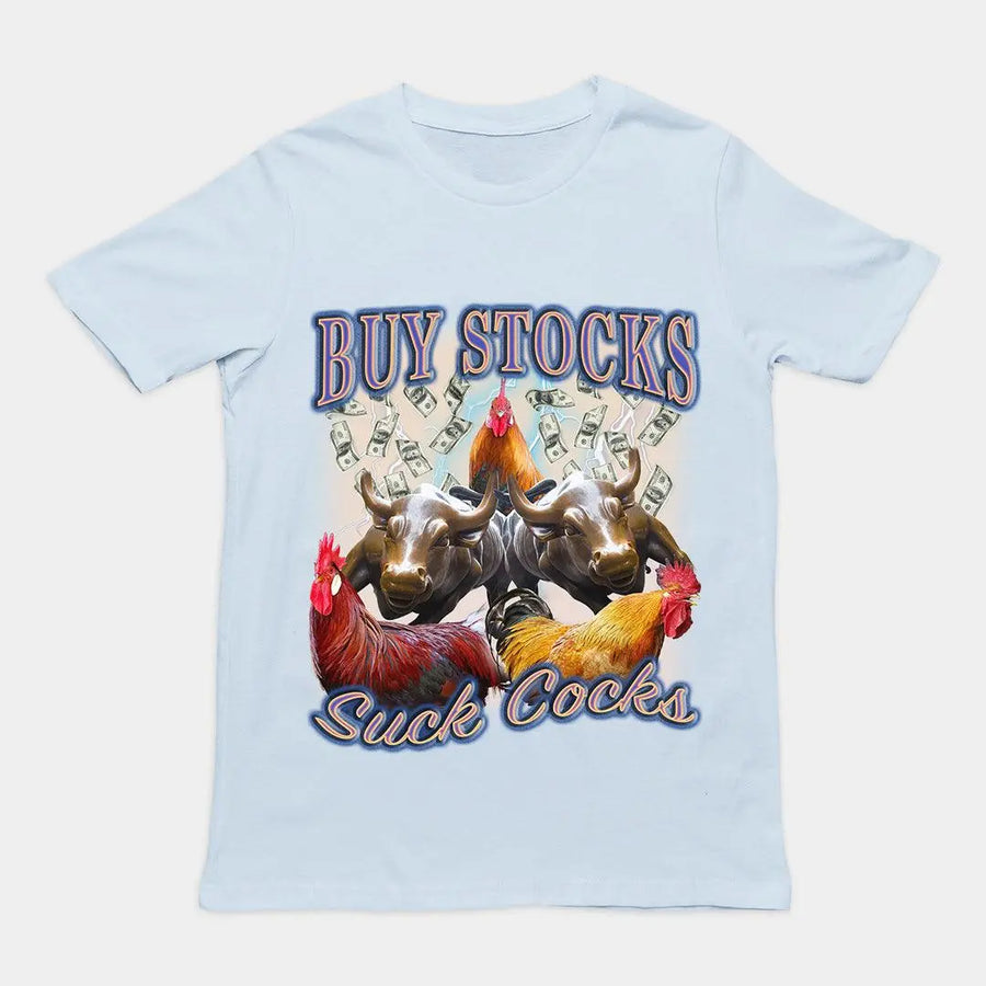 Buy Stocks Suck Cocks t-shirt - Orbital Clothing