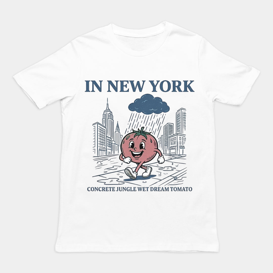 In New York Concrete Jungle Wet Dream Tomato T-Shirt Orbital Clothing