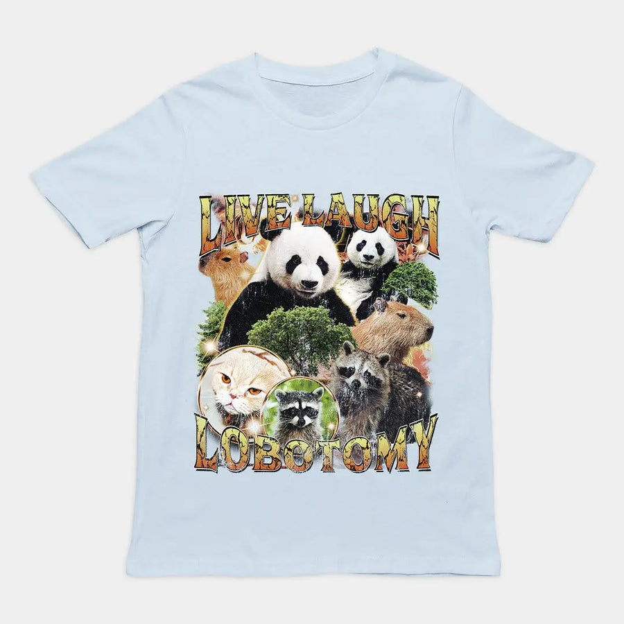 Live Laugh Lobotomy t-shirt - Orbital Clothing