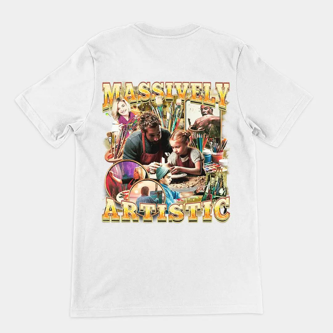 Massively Artistic t-shirt (backprint) - Orbital Clothing