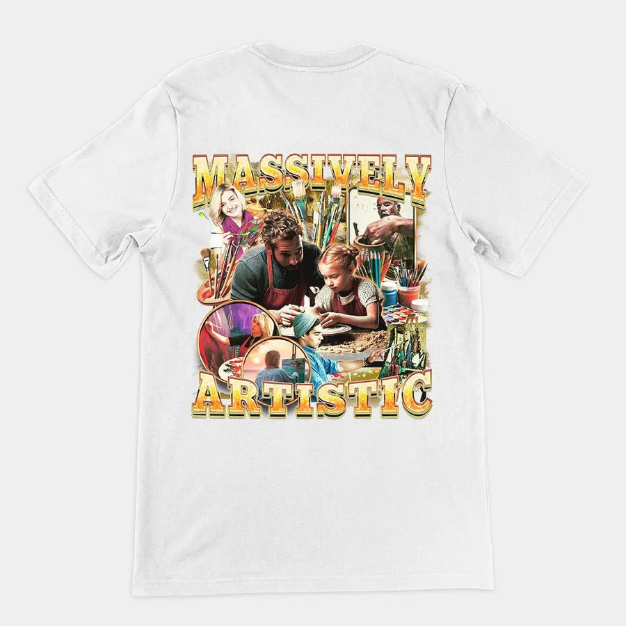 Massively Artistic t-shirt (backprint) - Orbital Clothing