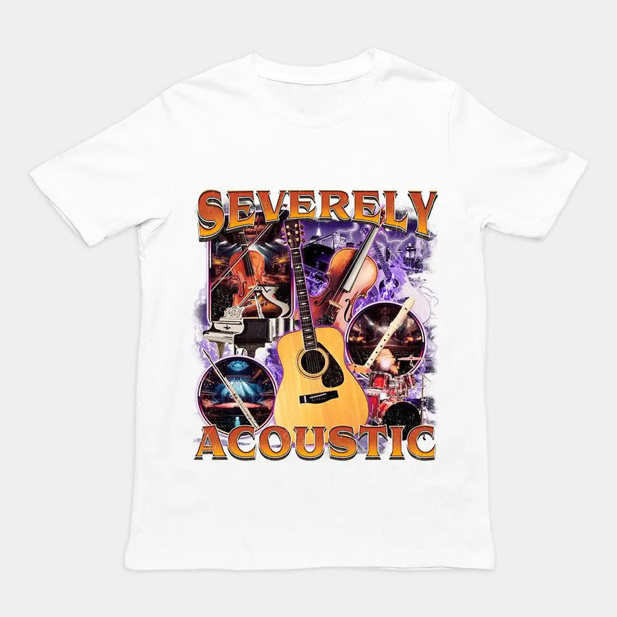 Severely Acoustic t-shirt - Orbital Clothing