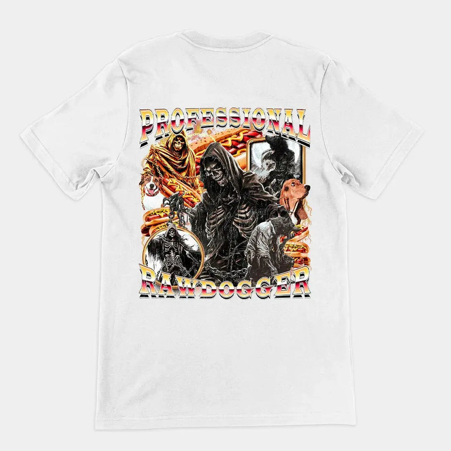 Professional Rawdogger t-shirt (backprint) - Orbital Clothing