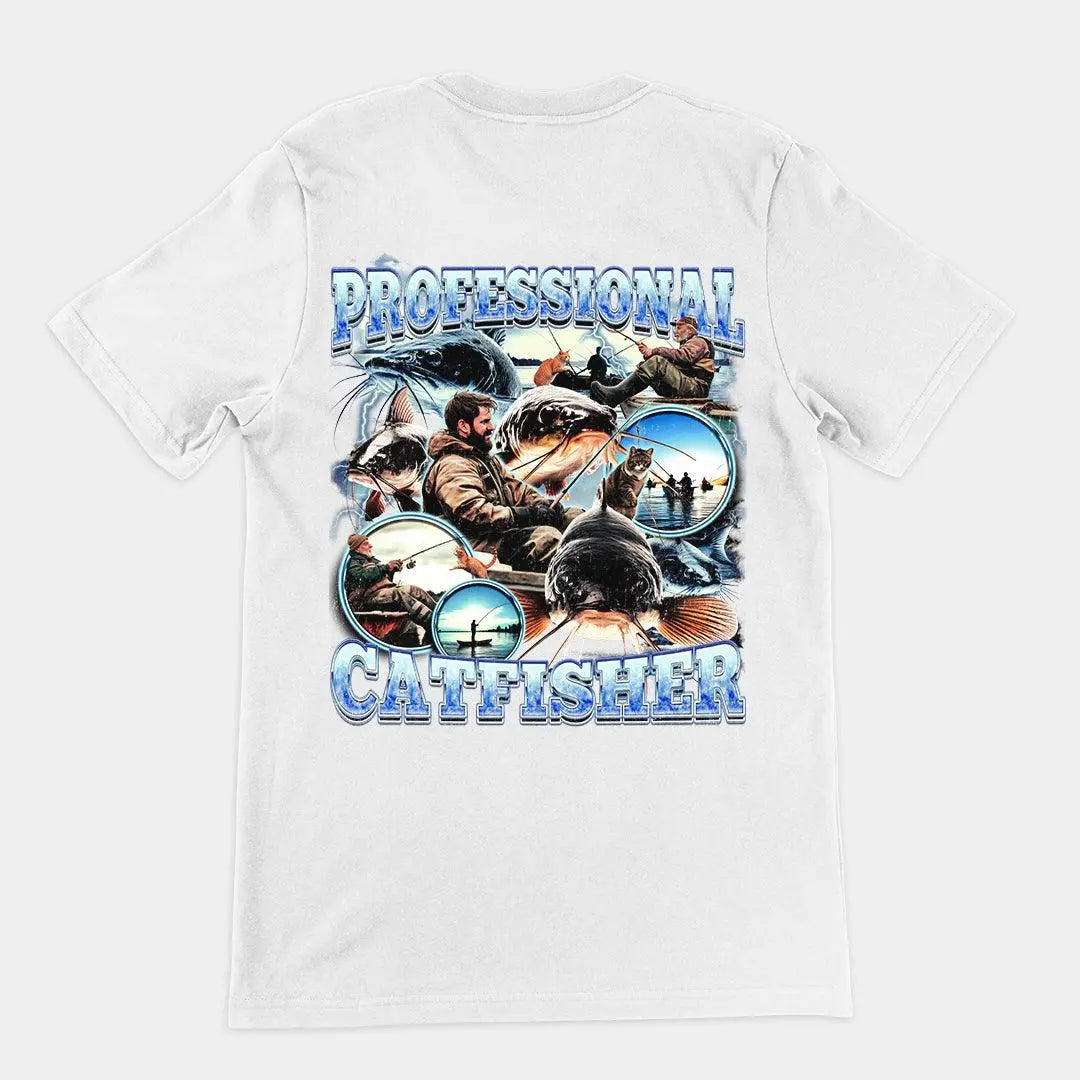 Professional Catfisher t-shirt (backprint) - Orbital Clothing
