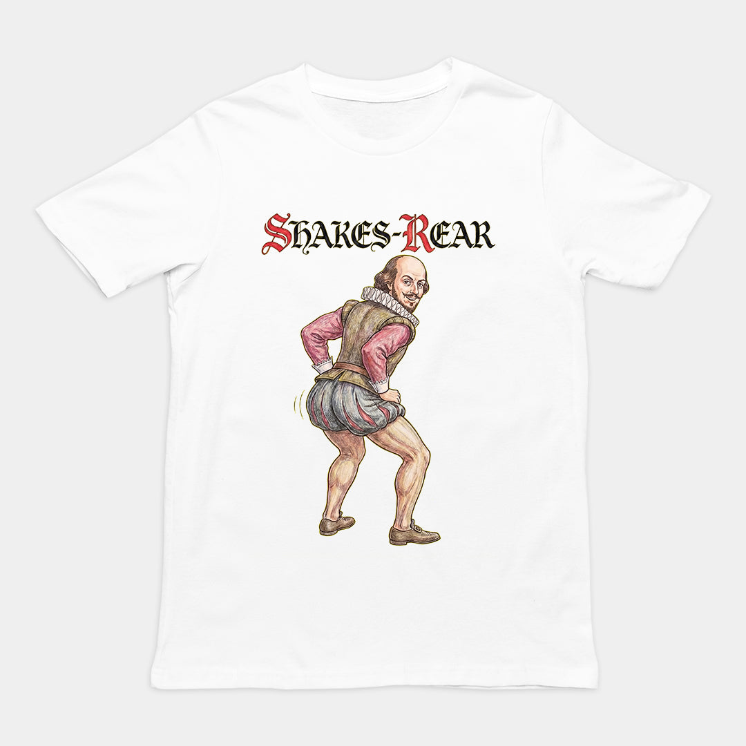 Shakes-Rear (William Shakesrear) T-Shirt Orbital Clothing