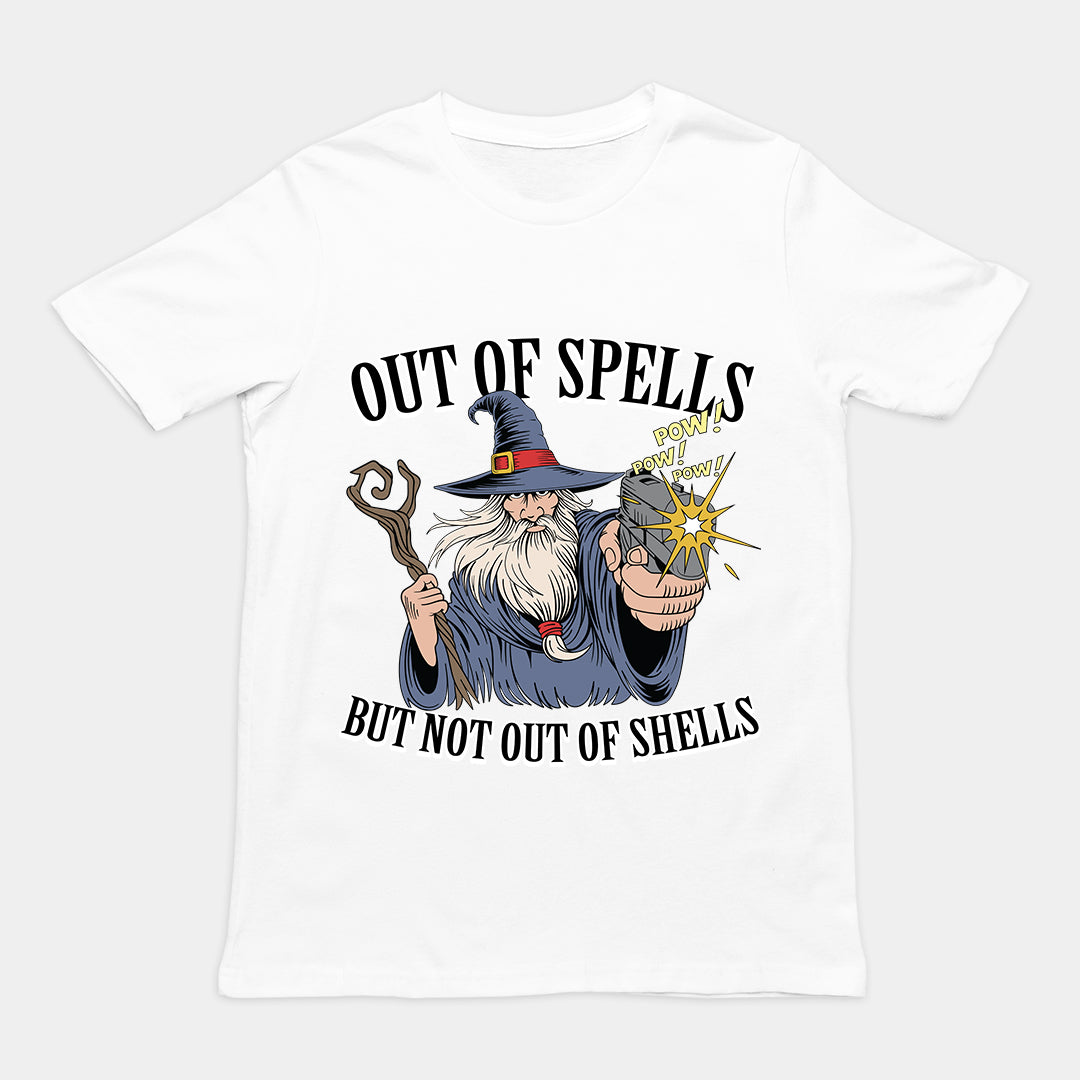 Out of Spells but Not Out of Shells T-Shirt