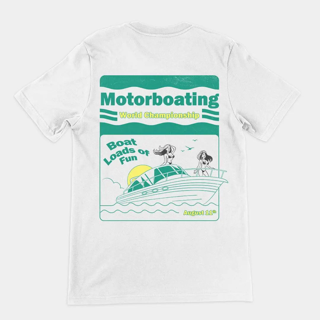 Motorboating World Championship t-shirt (backprint) - Orbital Clothing