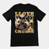 I love Cheese t-shirt (backprint)