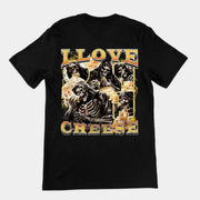 Ik hou van Cheese t-shirt (achterkantprint)