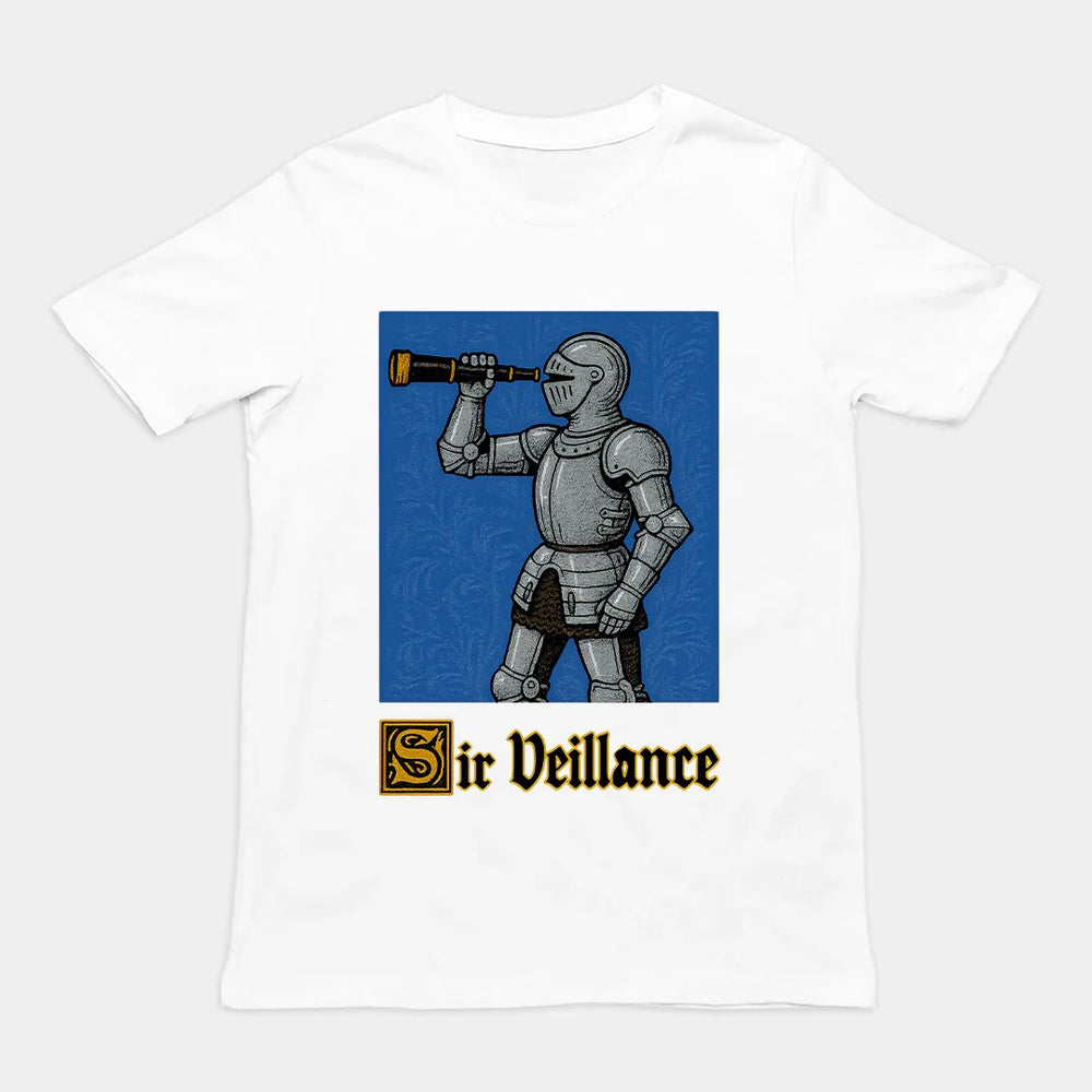 Sir Veillance Handdrawn T-Shirt - Orbital Clothing