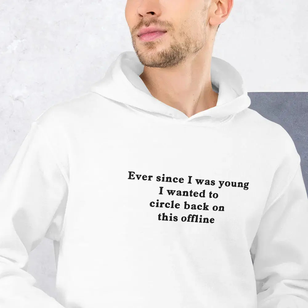 Ever since I was young I wanted to circle back on this offline (embroidered) Hoodie Orbital Clothing