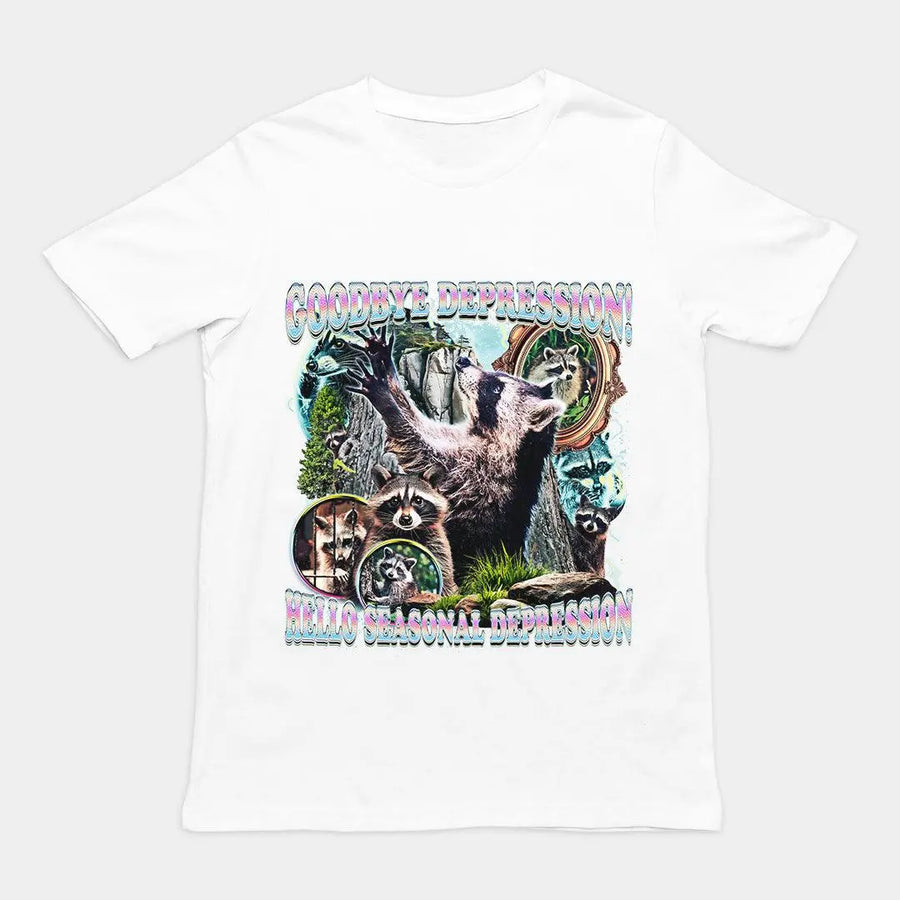 Goodbye Depression! Hello Seasonal Depression T-Shirt - Orbital Clothing
