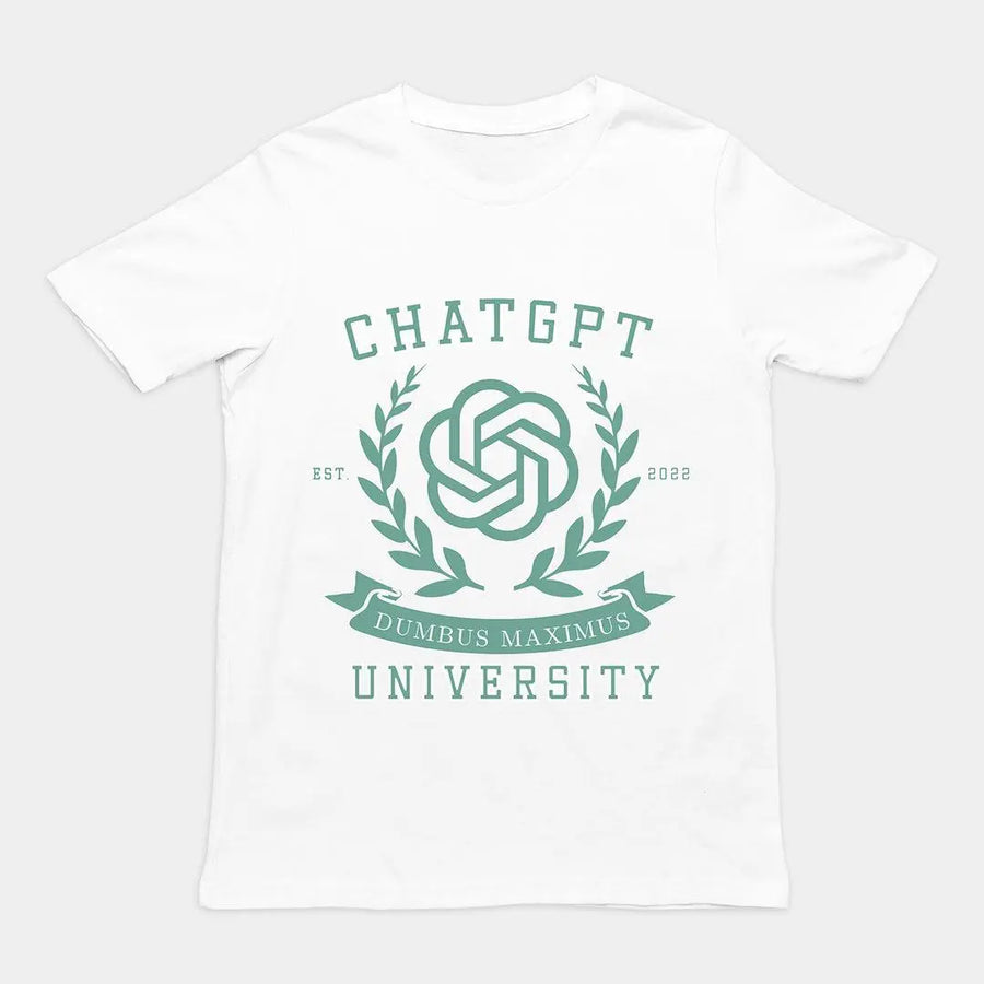 Chat GPT University t-shirt - Orbital Clothing
