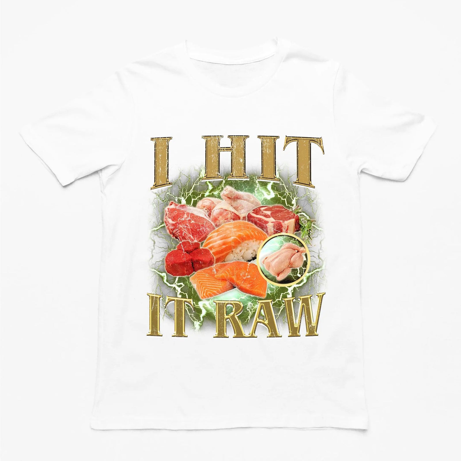 I hit it raw T-Shirt - Orbital Clothing