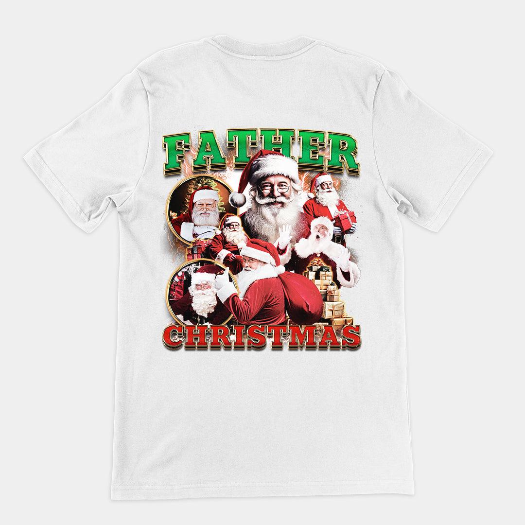 Father Christmas vintage t-shirt (backprint) - Orbital Clothing