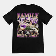 T-Shirt „Familienenttäuschung“ (Rückenaufdruck)