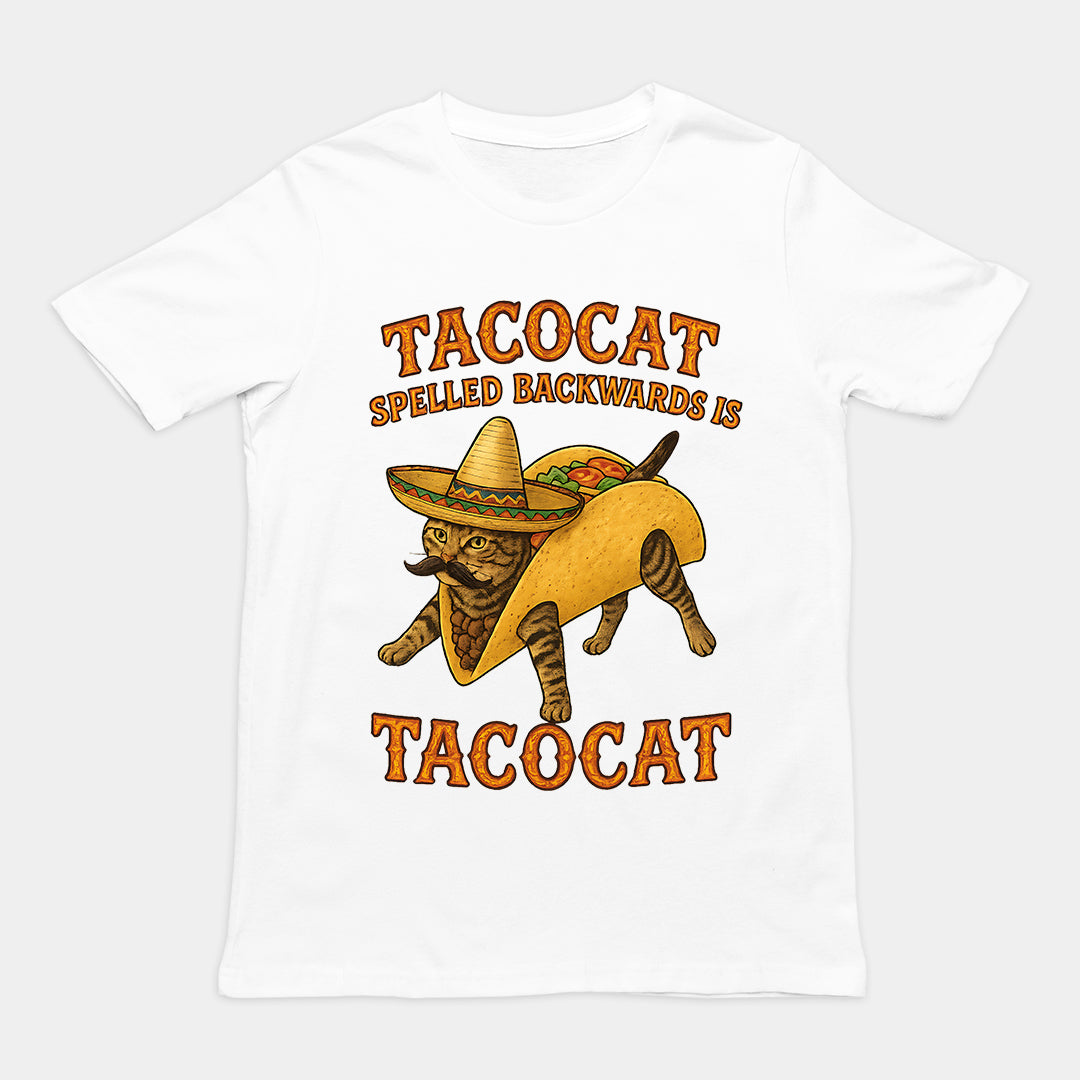 Tacocat spelled backwards is tacocat T-Shirt