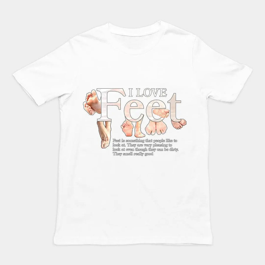 I Love Feet T-shirt - Orbital Clothing