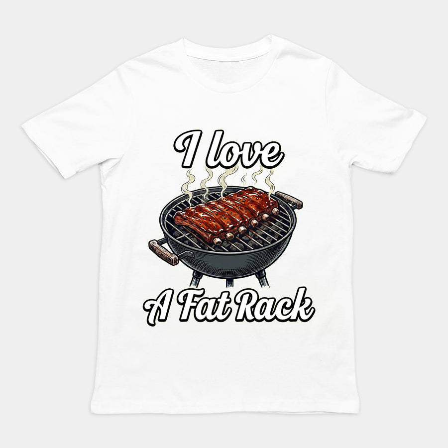 I love a fat rack (of BBQ ribs) T-Shirt Orbital Clothing
