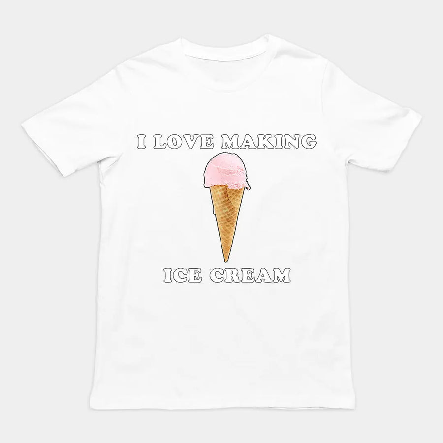 I love making ice cream T-Shirt Orbital Clothing