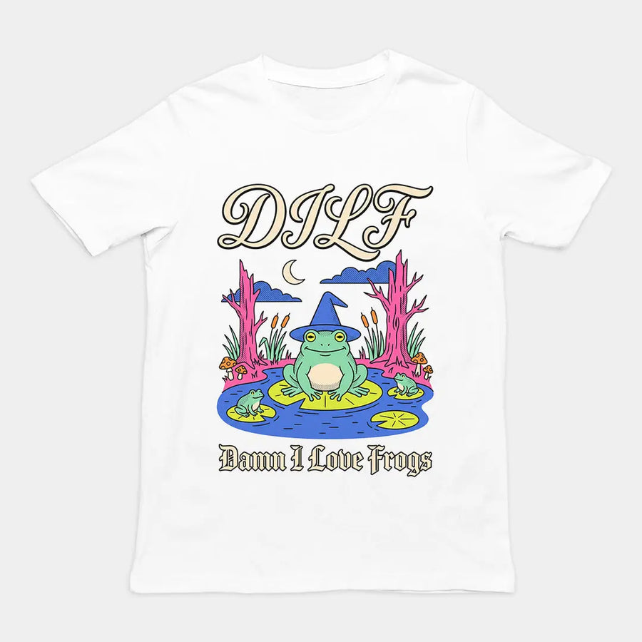 DILF (Damn I Love Frogs) T-Shirt Orbital Clothing