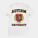 T-Shirt der Autism University (Rückenaufdruck)