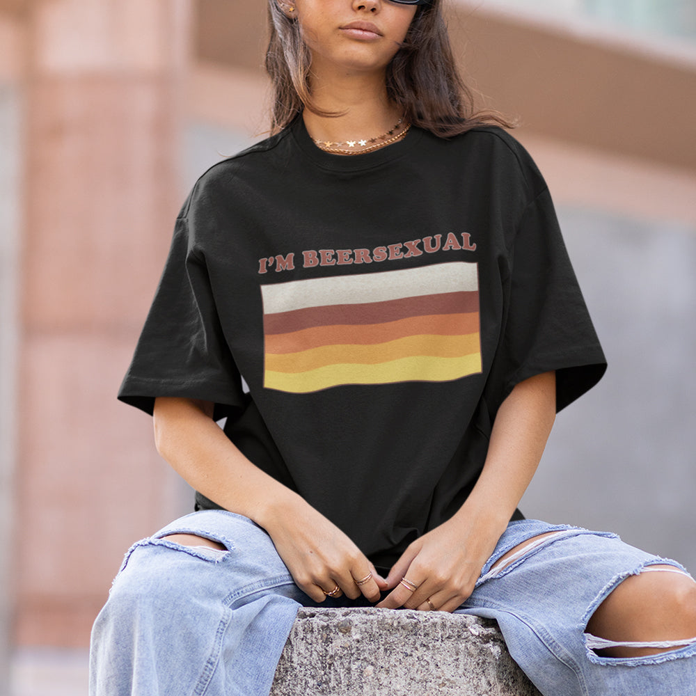 I'm Beersexual T-Shirt (backprint) Orbital Clothing