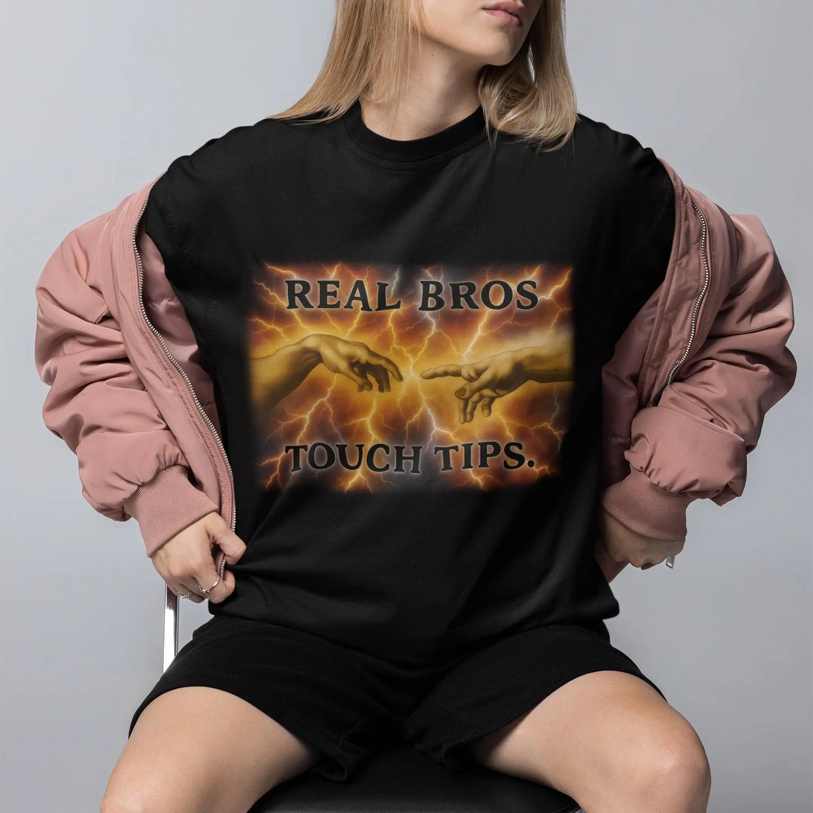 Real Bros Touch tips T-Shirt - Orbital Clothing
